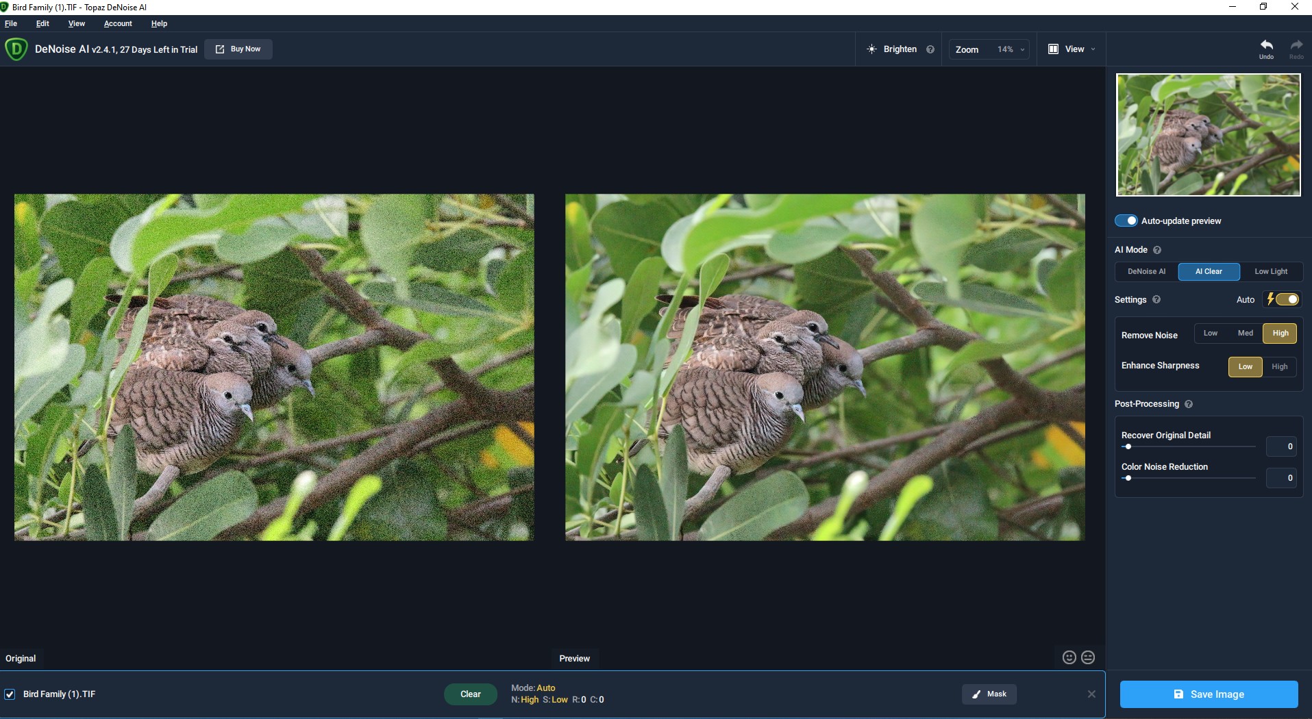 TOPAZ DENOISE AI 2022
