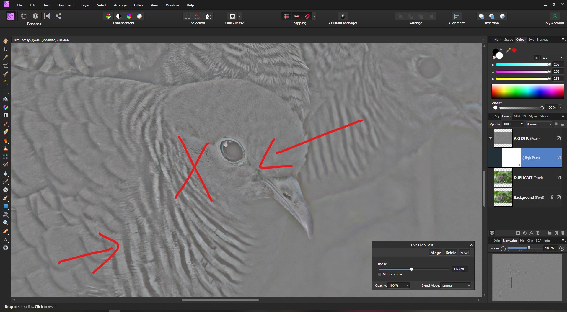 HOW TO USE HIGH PASS SHARPENING IN AFFINITY PHOTO